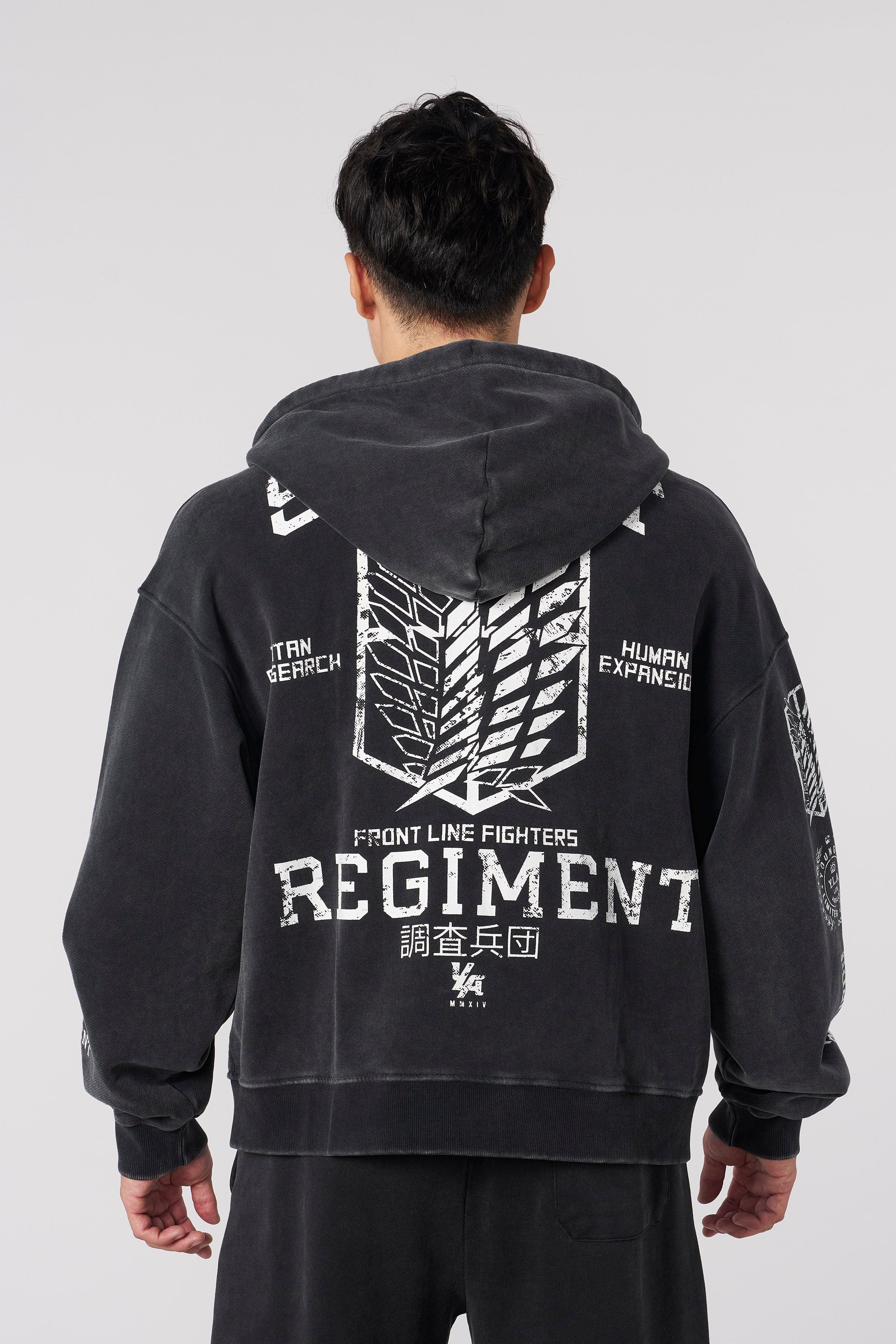 5138 - AOT©  x YLA Zip-Up Hoodies