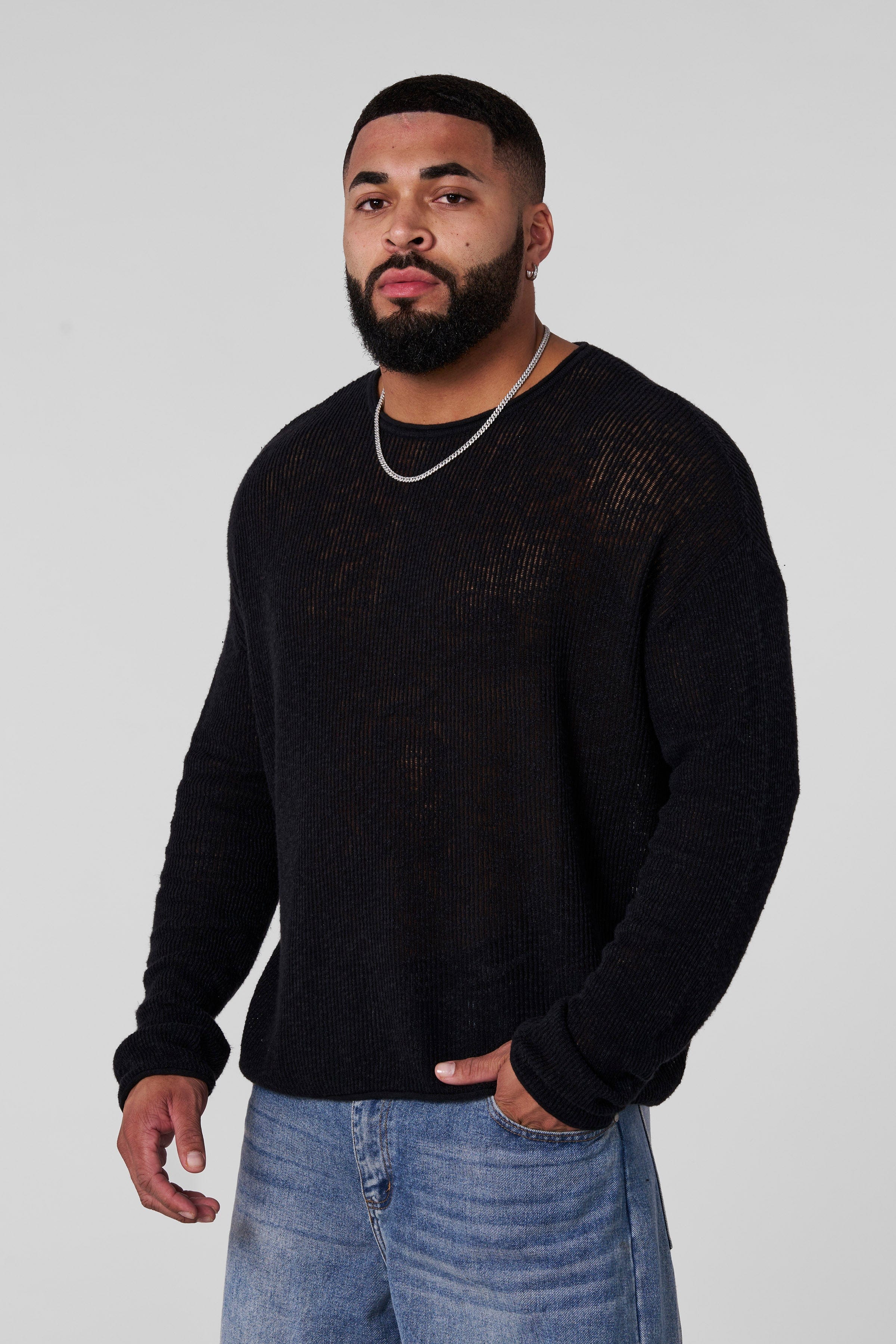 8015 - After Dark Crochet Longsleeve