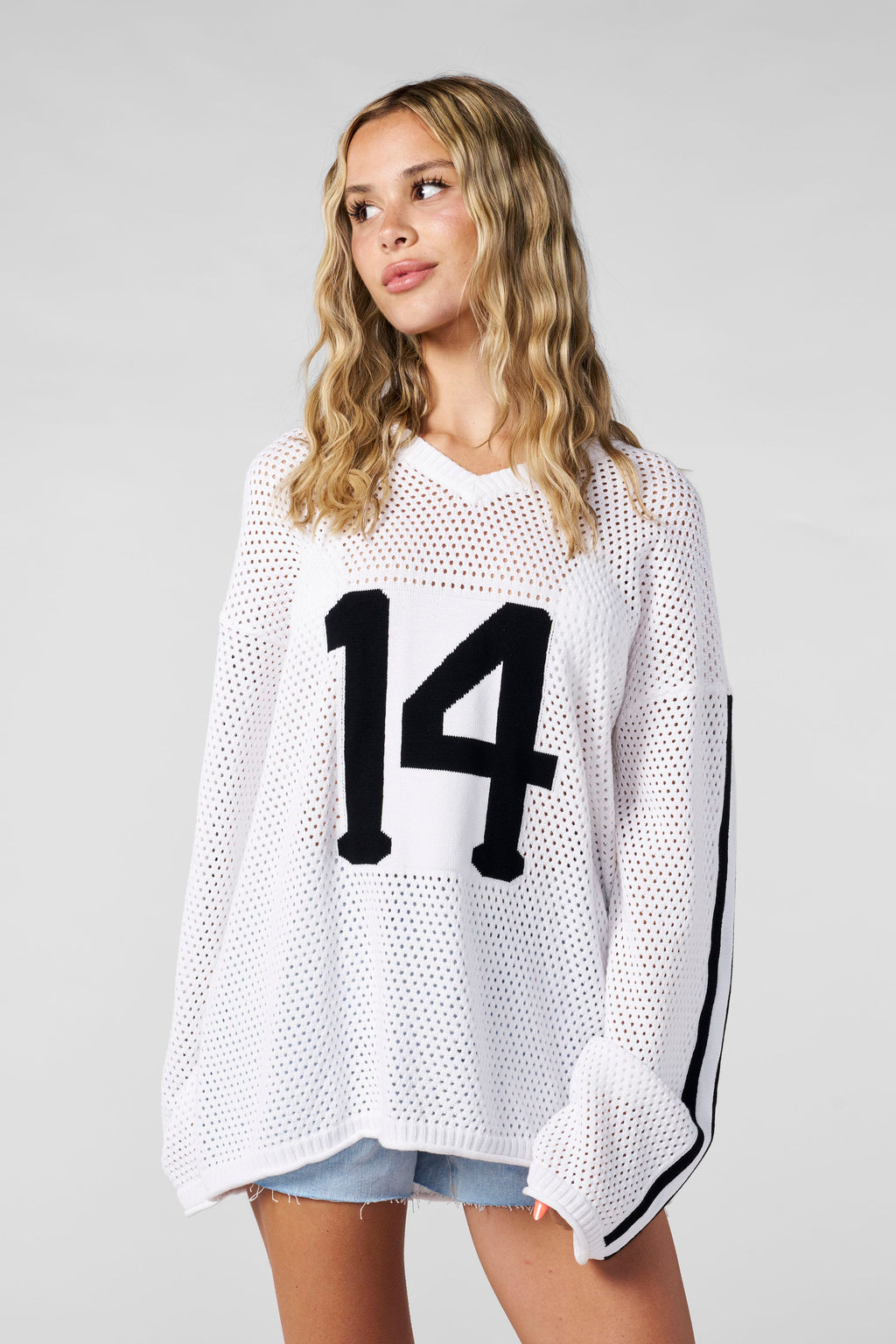 W4001 Crochet Jersey