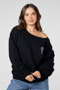 W5158 - Off-shoulder Pullover
