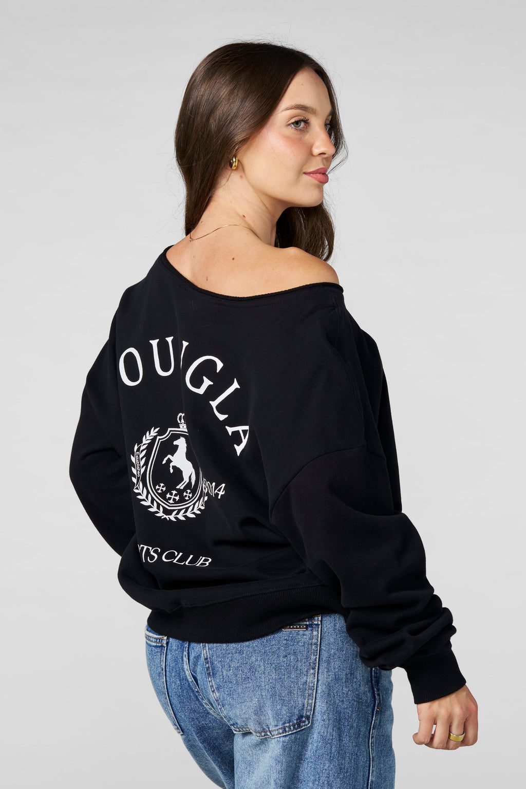 W5158 - Off-shoulder Pullover